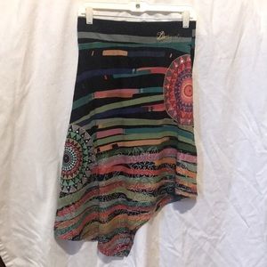 Desigual asymmetric skirt, size small.  Great condition.
